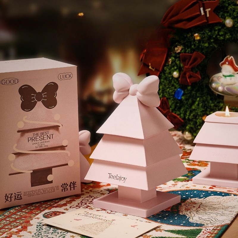 Home Fragrance Set Gift - Noel kokulu mum hediye seti -