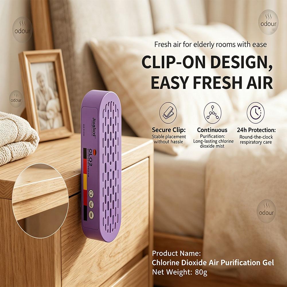 Gel Air Freshener - Klor Dioksit Koku Giderici Jel Klipsli