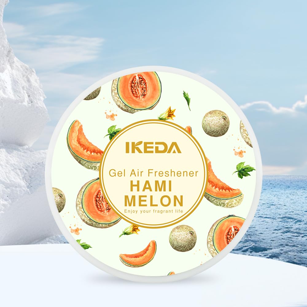 Gel Air Freshener - Araba Kokusu: Limon Kokulu Yuvarlak Jel