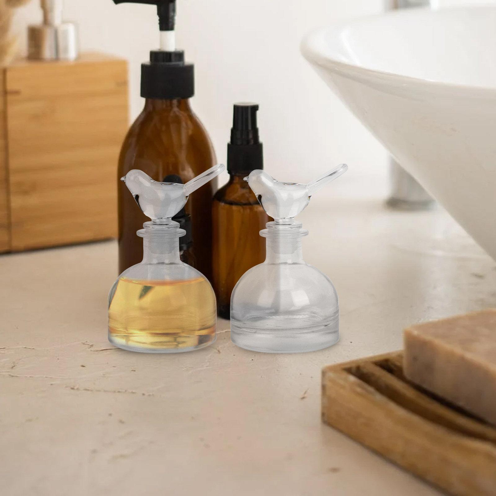 2 adet cam parfüm şişeleri Pre - Home Fragrance Perfume incelemesi ve fiyatı