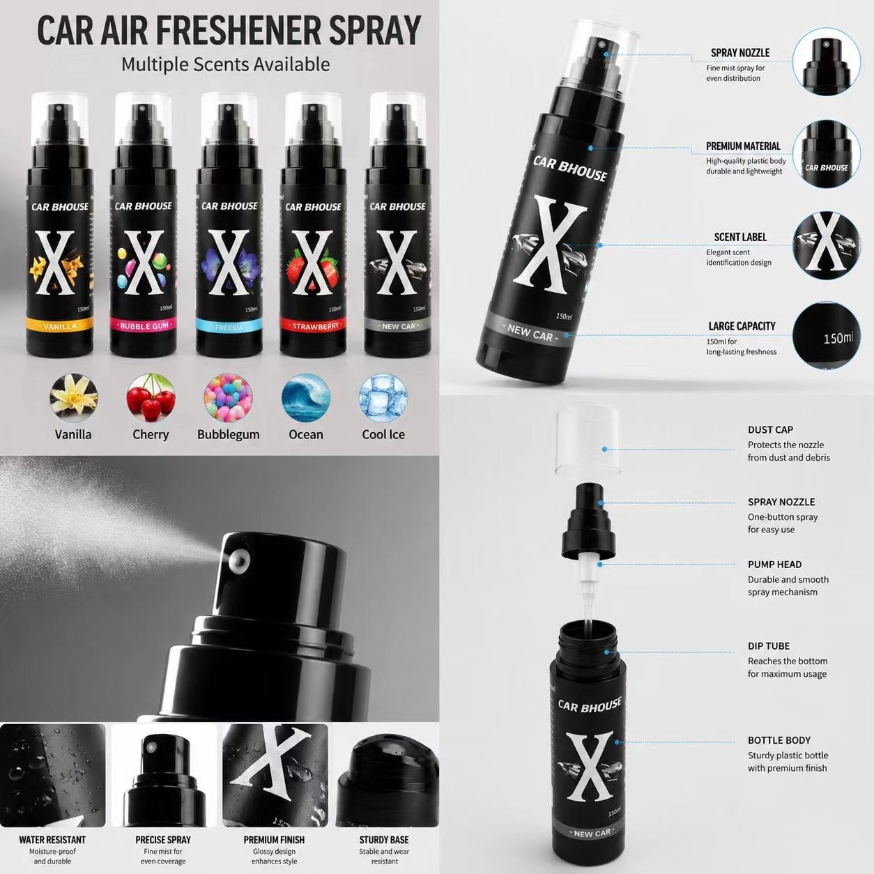 Yüksek Kaliteli CAR BHOUSE X A - Home Fragrance Room Spray incelemesi ve fiyatı