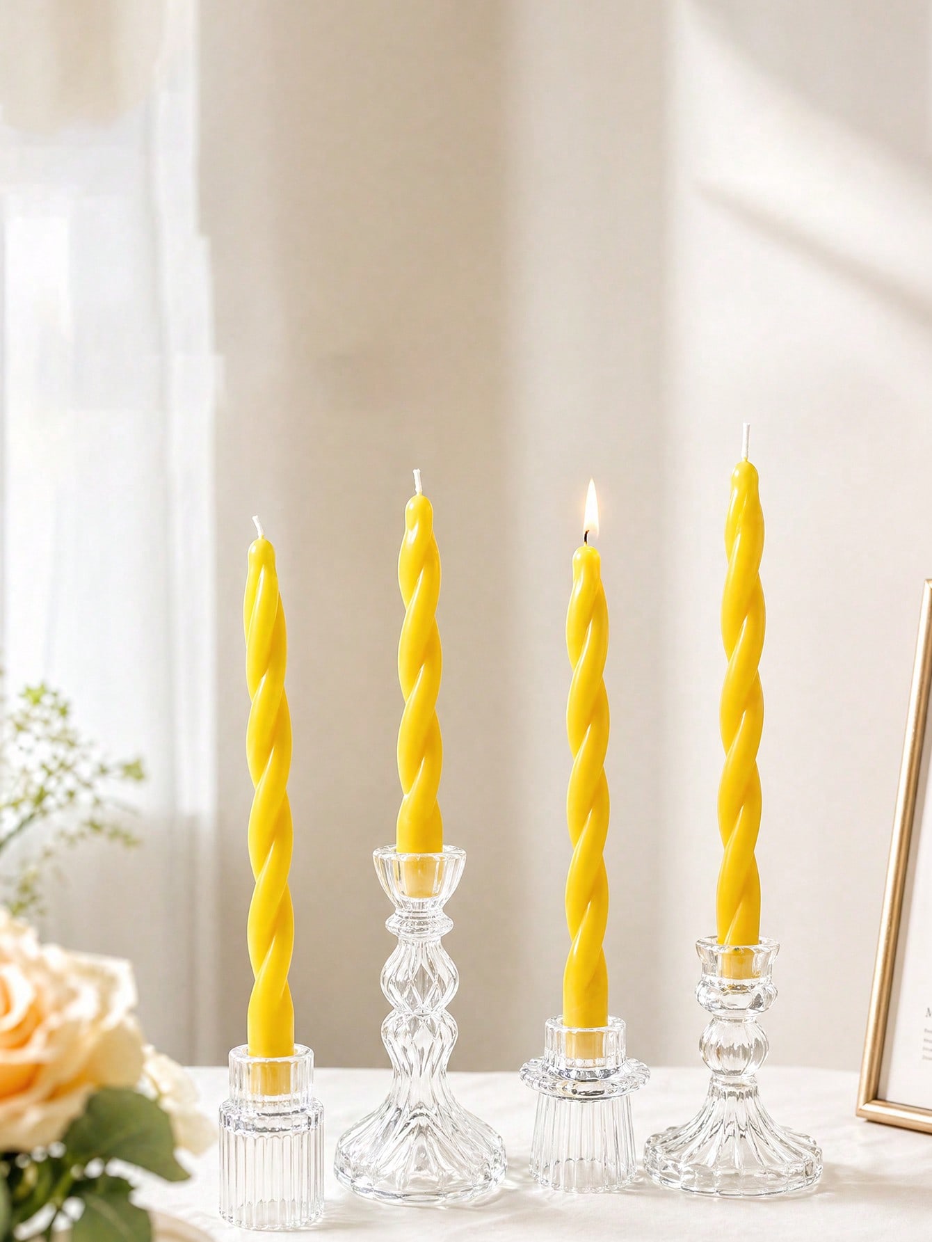 4 Parça Set Yeni Sarı Bükümlü  - Home Fragrance Set Gift incelemesi ve fiyatı